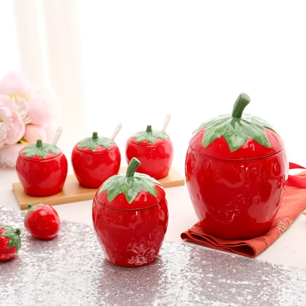 Strawberry Theme Bulk Dinnerware Wholesale, Custom Crockery-5