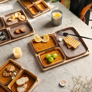 Stylish Bulk Dessert Plates, Wholesale Appetizer Plates-1