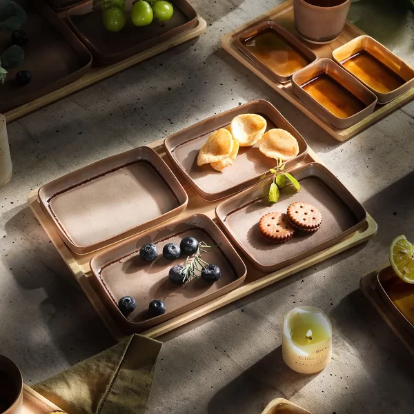 Stylish Bulk Dessert Plates, Wholesale Appetizer Plates-4