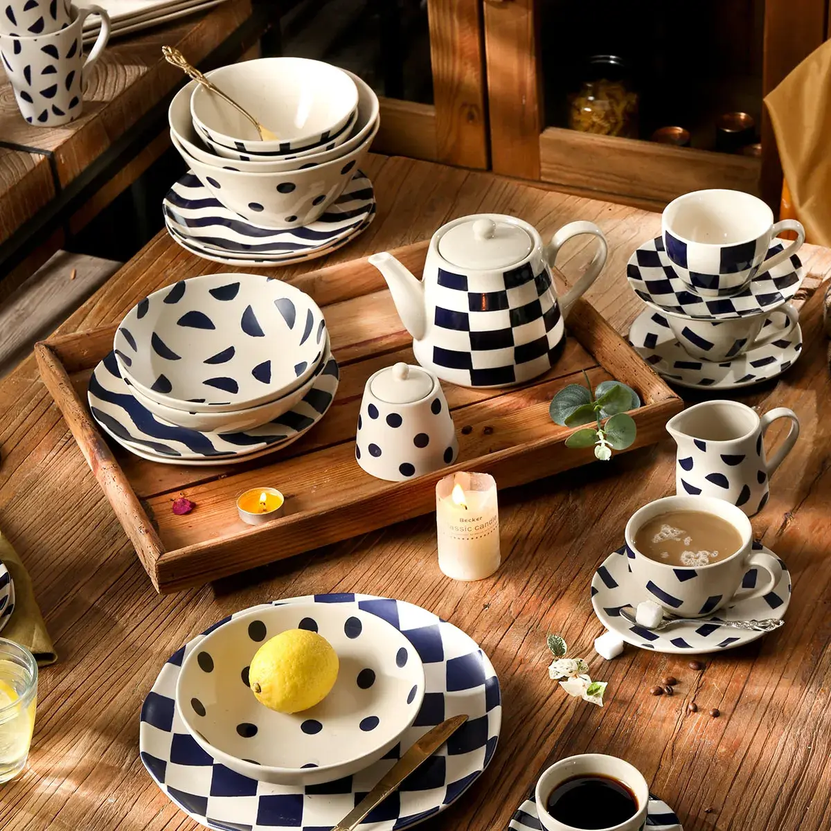 Stylish Chinese Crockery Wholesale, Ceramic Dinner Plates Bulk-1
