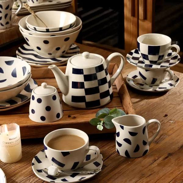 Stylish Chinese Crockery Wholesale, Ceramic Dinner Plates Bulk-3