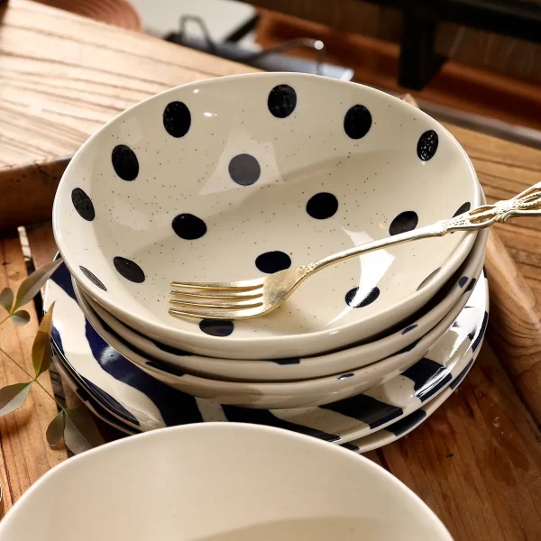 Stylish Chinese Crockery Wholesale, Ceramic Dinner Plates Bulk-8