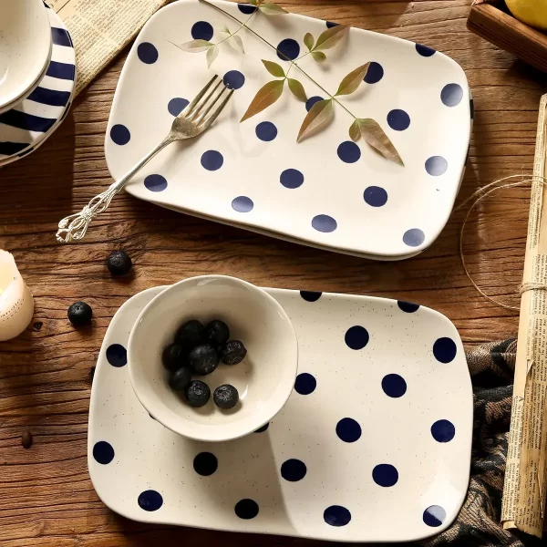 Stylish Chinese Crockery Wholesale, Ceramic Dinner Plates Bulk-9