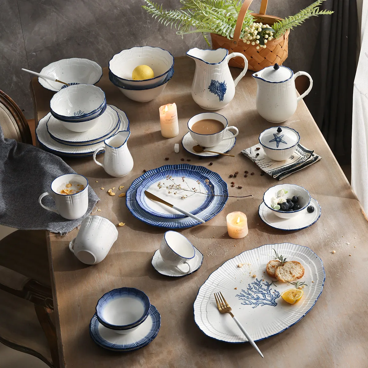 White Tableware Wholesale, Bulk Teapots, Cups, Kettles, Plates-5