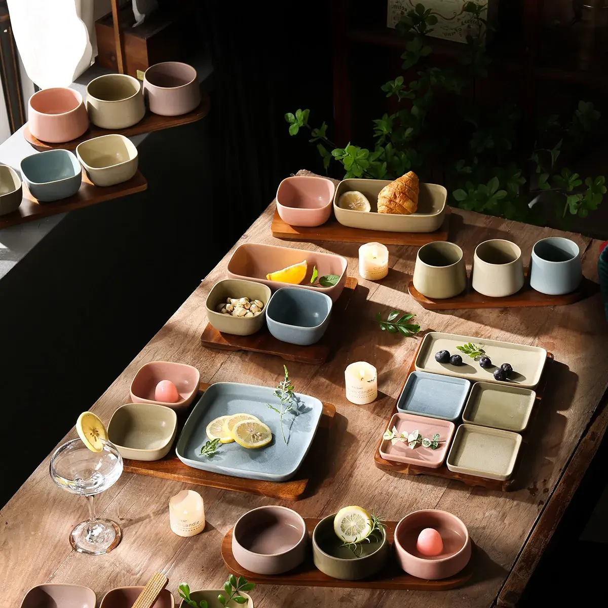 Wholesale Appetizer Plates, Ceramic Olive Oil Dipping Bowls Bulk-1