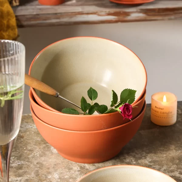 Wholesale Restaurant Dinnerware, Orange Tea Cup Sets Bulk-2