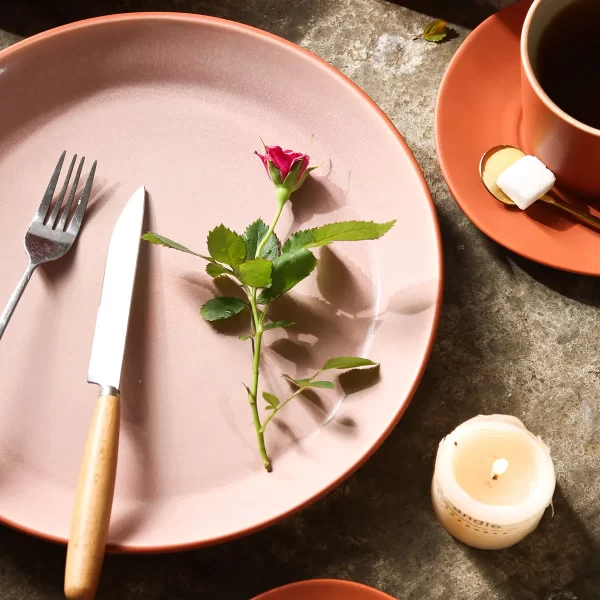 Wholesale Restaurant Dinnerware, Orange Tea Cup Sets Bulk-7