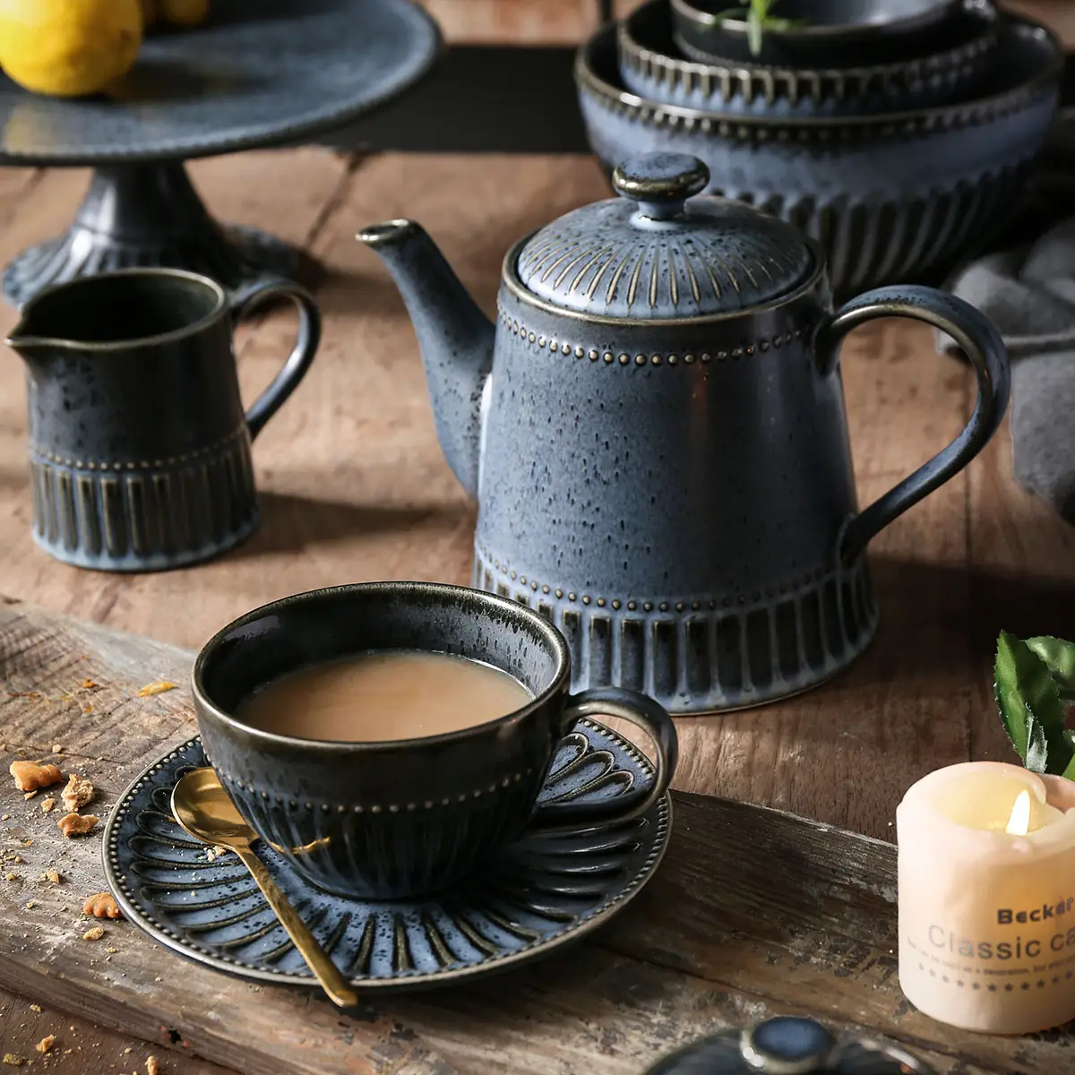 Exquisite Tea Cup Sets Bulk, Wholesale Teapots and Teacups-2