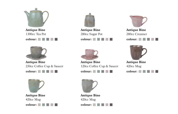 Flower Pattern Bulk Tea Cup and Saucer, Wholesale Teapots-9
