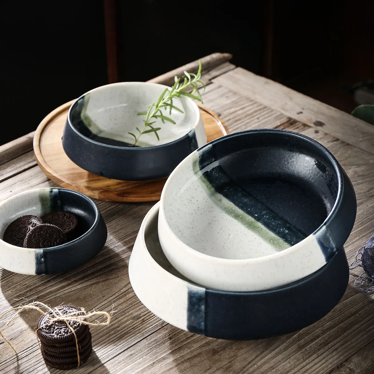 Gradient Color Ramen Bowls Wholesale, Deep Serving Bowls Bulk-2