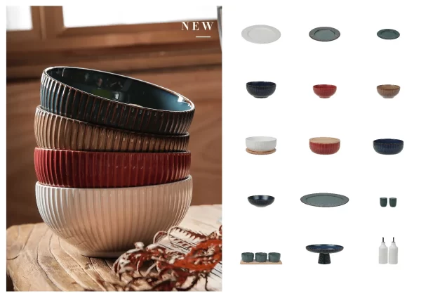 Nordic Classic Ceramic Soup Bowls Wholesale, Small Bowls Bulk-1