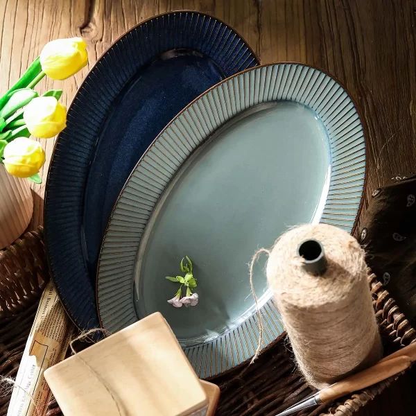 Porcelain Dinner Plates Bulk, Chic Ceramic Plates Wholesale-3