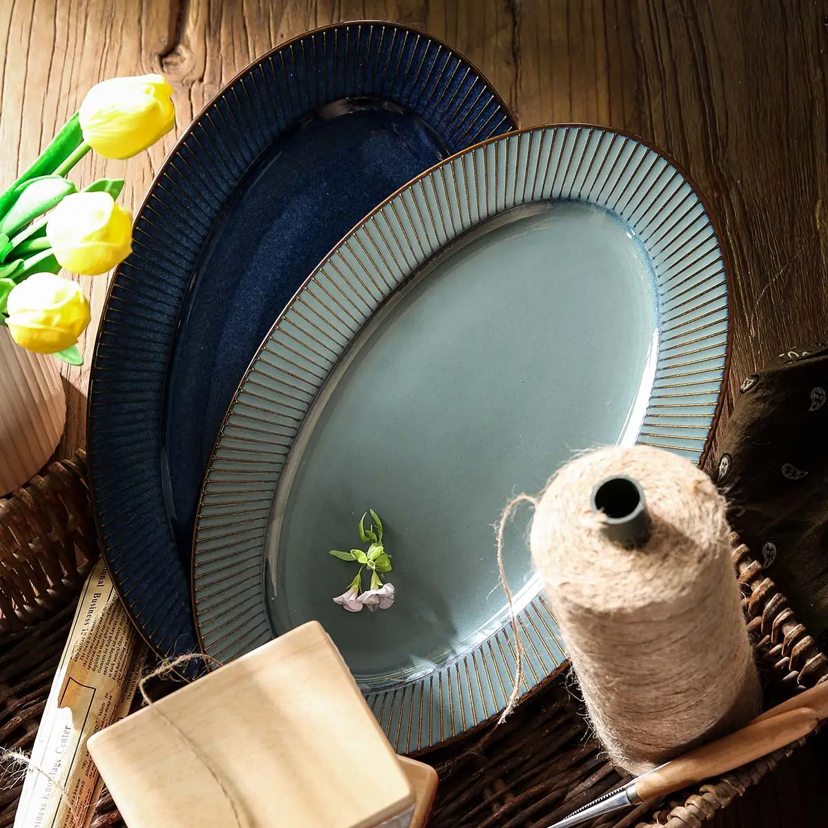 Porcelain Dinner Plates Bulk, Chic Ceramic Plates Wholesale-3