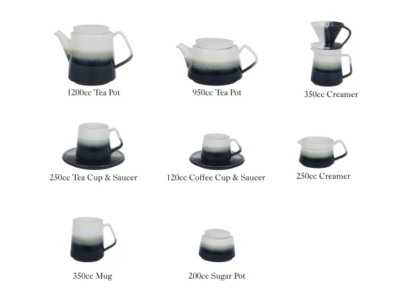 Porcelain Wholesale Teapots and Teacups, Exquisite Tea Set Bulk-2