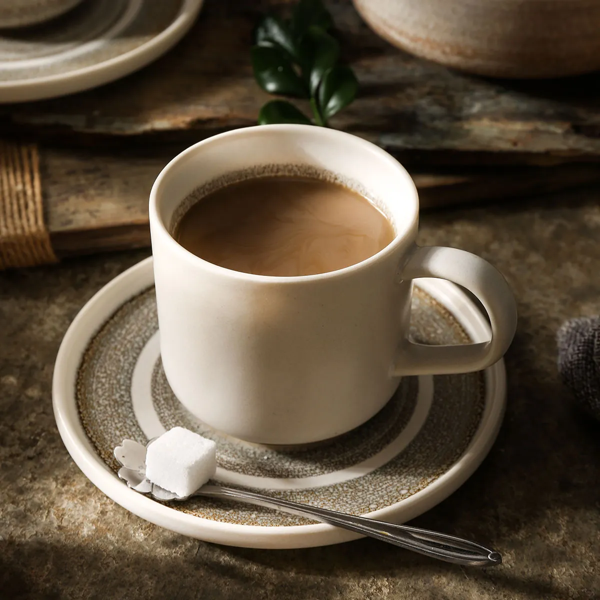 Rustic Wholesale Teapots and Cups, Ceramic Coffee Cups Bulk-2