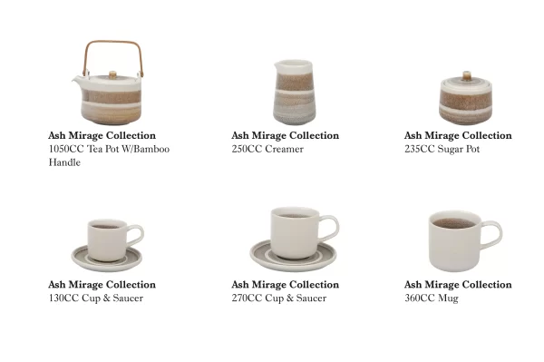 Rustic Wholesale Teapots and Cups, Ceramic Coffee Cups Bulk-5