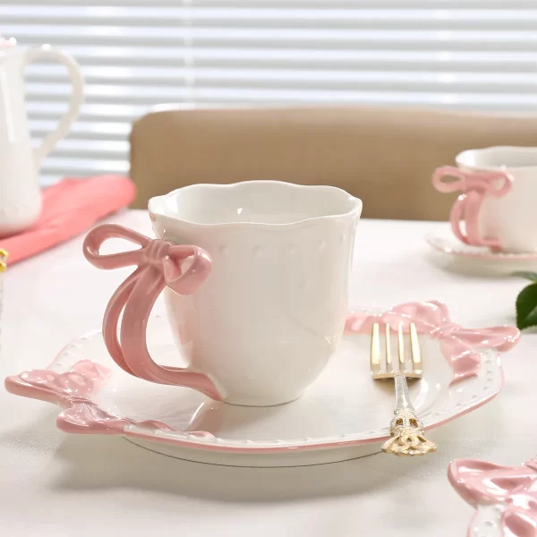 Wedding Tableware In Bulk, Bow Decorated Wholesale Crockery Sets-1