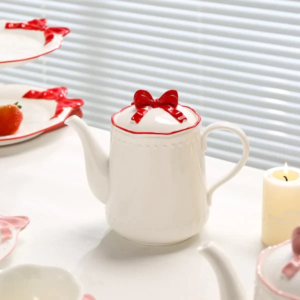 Wedding Tableware In Bulk, Bow Decorated Wholesale Crockery Sets-9