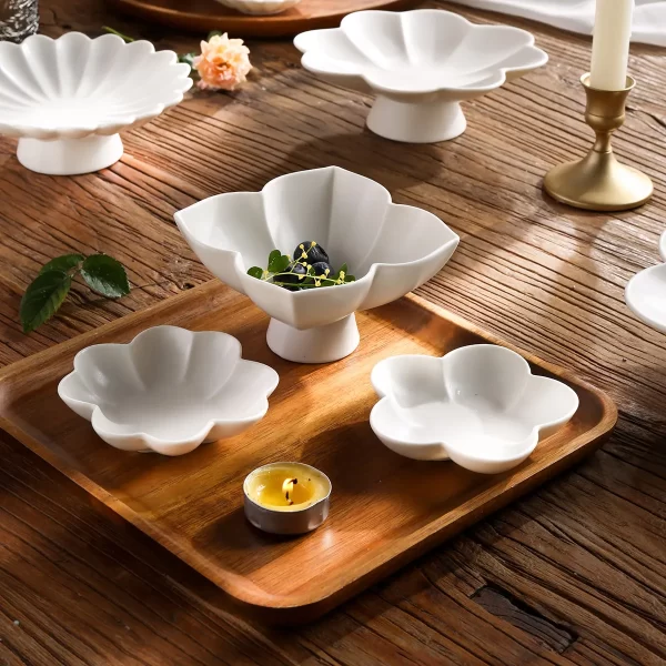 White Porcelain Dinner Plates Bulk, Ceramic Bowls Wholesale-1