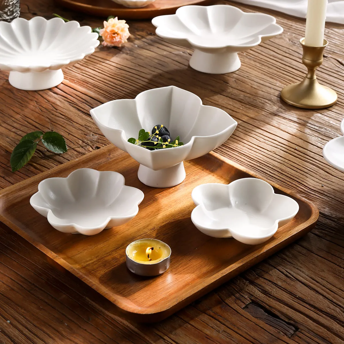 White Porcelain Dinner Plates Bulk, Ceramic Bowls Wholesale-1