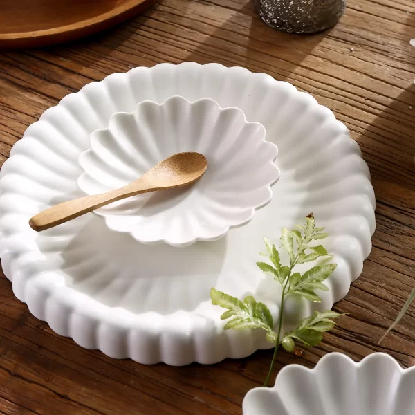 White Porcelain Dinner Plates Bulk, Ceramic Bowls Wholesale-7