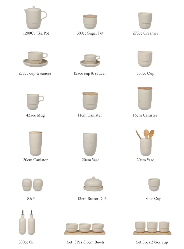 Nordic Ceramic Coffee Cups Wholesale With Stripe Design-5