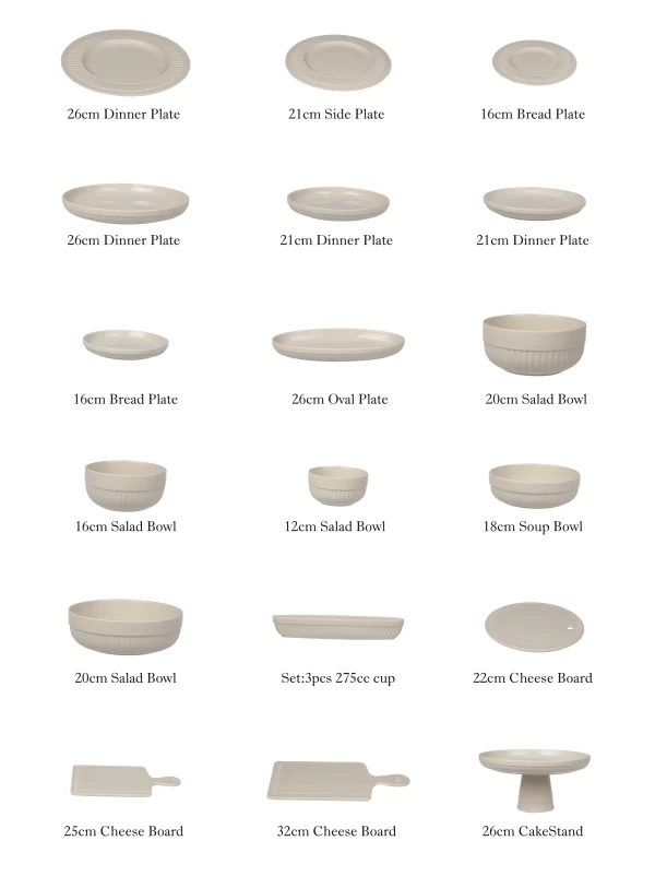 Nordic Style Wholesale Ceramic Plates, Serving Plates Bulk-7