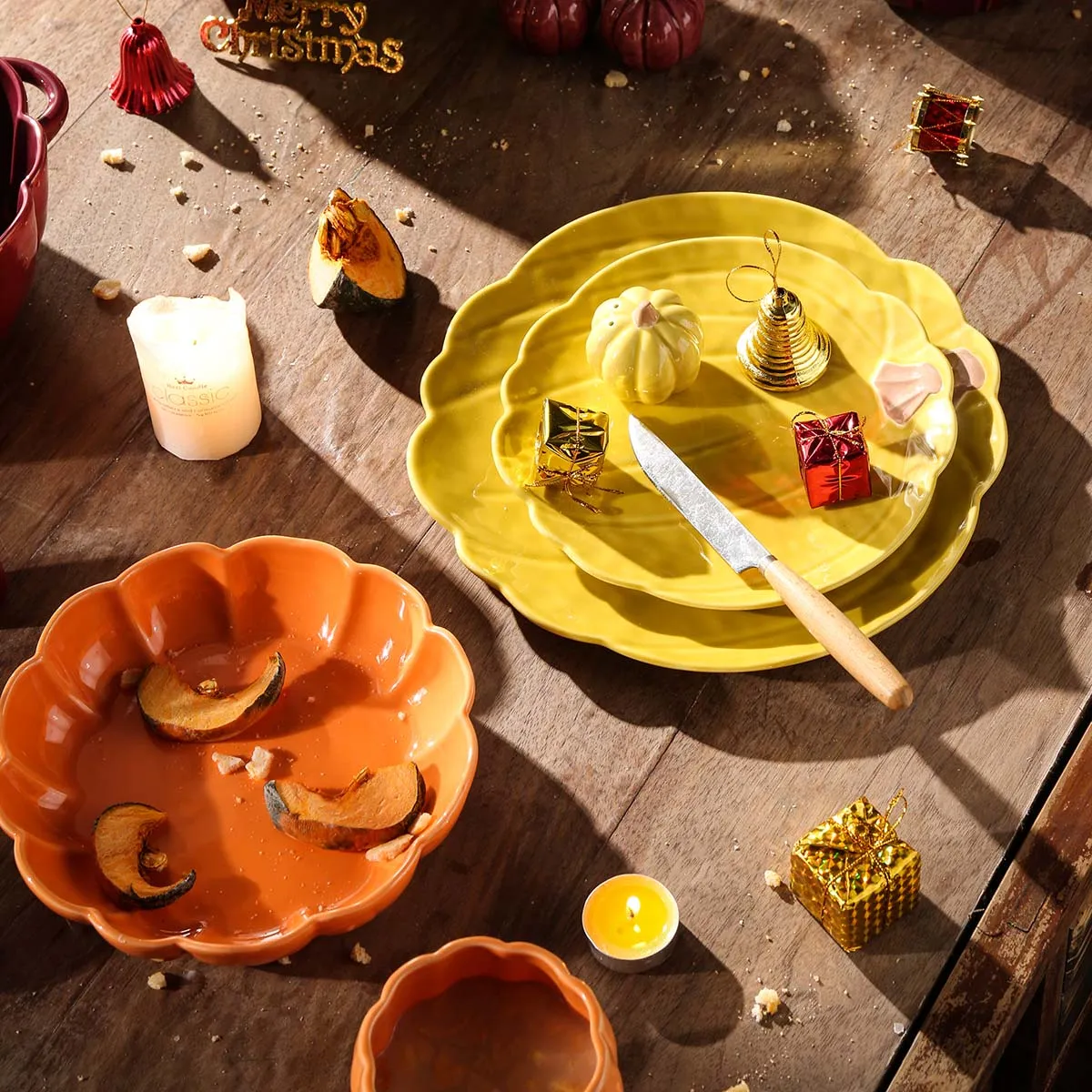 Ceramic Dinner Plates Wholesale, Bright Color Plates Bulk-1