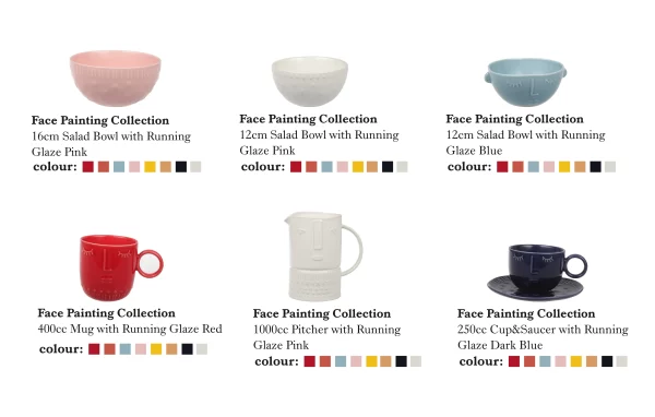 Colorful Wholesale Soup Bowls with Exquisite Lovely Pattern-4