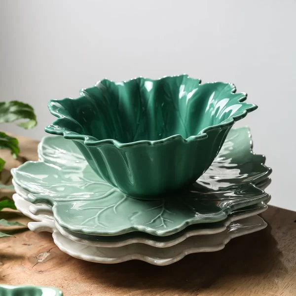 Leaf Shape Small Snack Bowl Wholesale, Bulk Appetizers Bowls-1