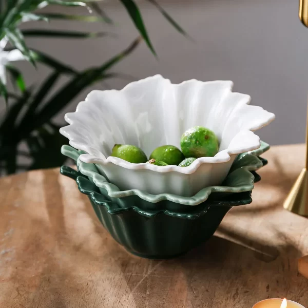 Leaf Shape Small Snack Bowl Wholesale, Bulk Appetizers Bowls-3