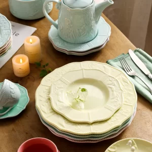Macaron Palette Western Dinnerware Wholesale, Plate & Bowl Set-1
