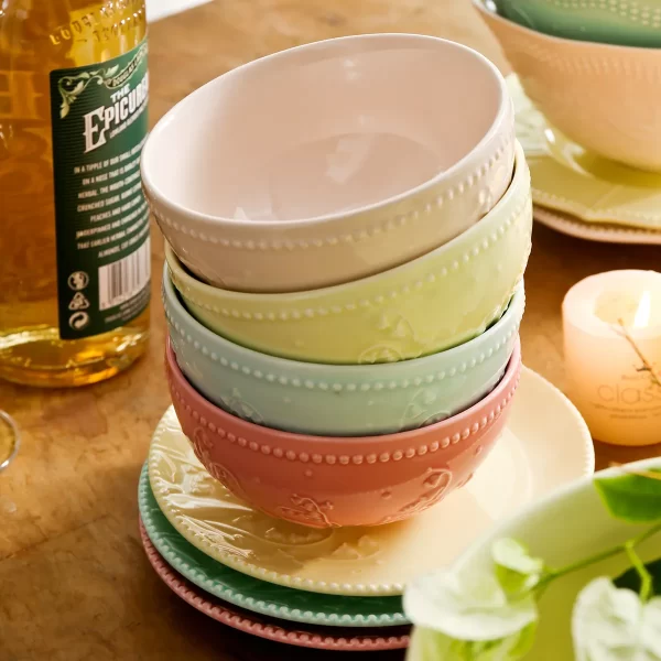Macaron Palette Western Dinnerware Wholesale, Plate & Bowl Set-5