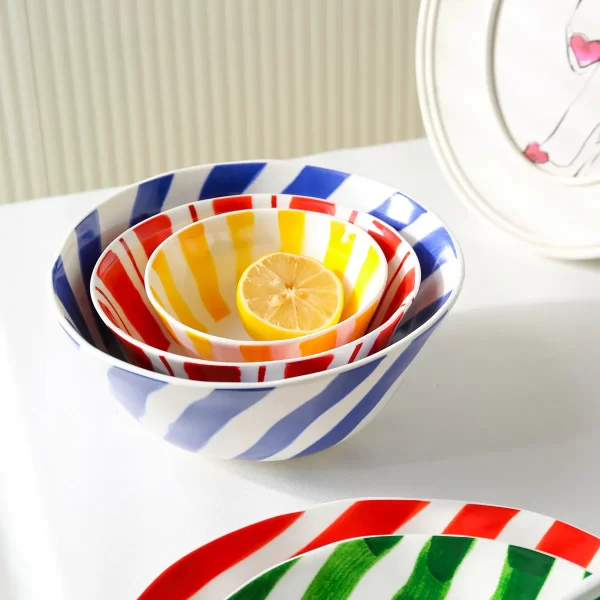 Memphis Design Wholesale Tableware Set, Color Pop Crockery-6