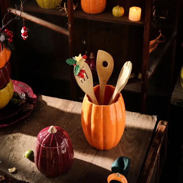Pumpkin Shape Ceramic Mugs Wholesale, Tea Coffee Cups In Bulk-3