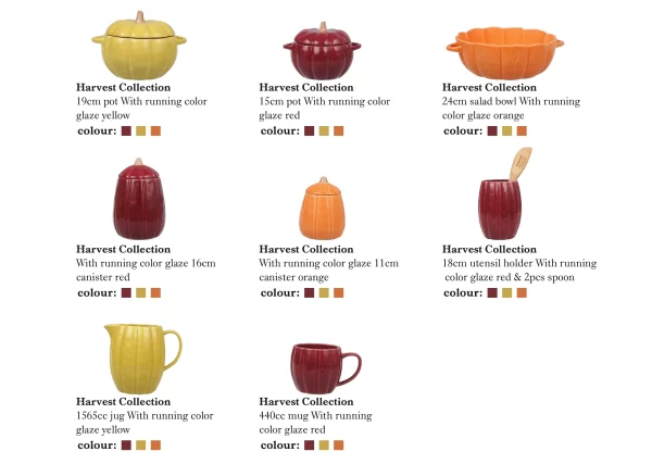 Pumpkin Shape Gumbo Bowls Wholesale, Ceramic Soup Bowls Bulk-4