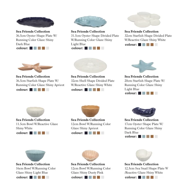 Seashell Shape Ceramic Bowls In Bulk, Custom Soup Bowls-6