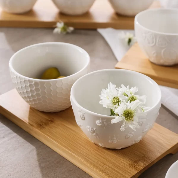 Tactile Texture Small Soup Bowls In Bulk, Wholesale Cereal Bowls-4