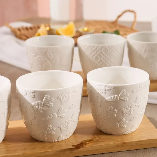Texture Appetizer Cups Wholesale, Small Serving Bowls Bulk-2