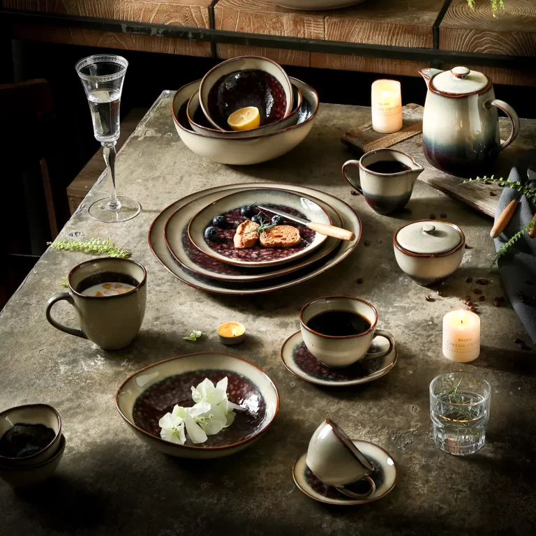 Wabi-Sabi Style Wholesale Bowls and Plates, Dinnerware Sets-1