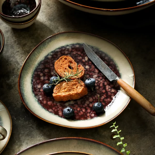 Wabi-Sabi Style Wholesale Bowls and Plates, Dinnerware Sets-7
