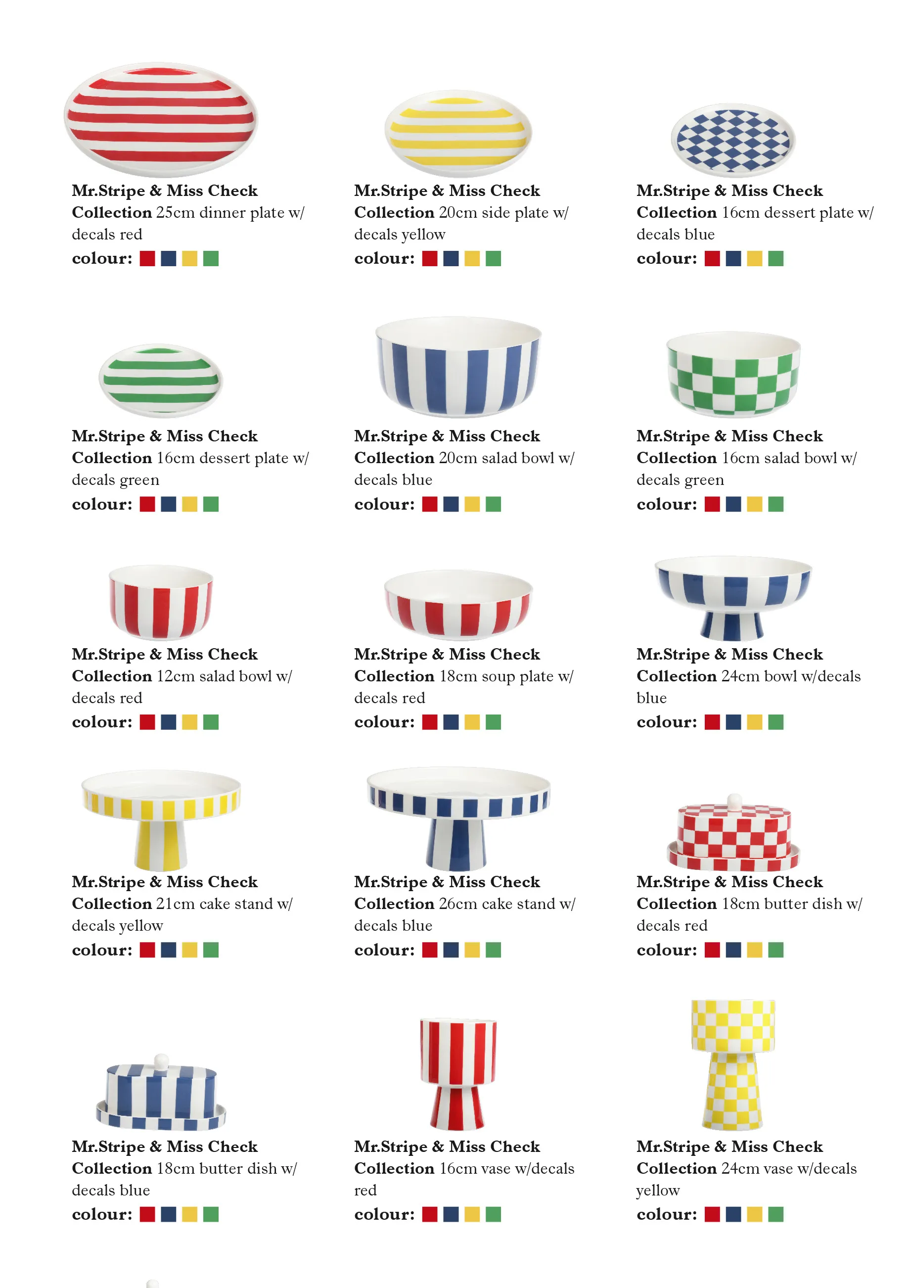 Bright Stripe Custom Porcelain Dinnerware Set Bulk For Event-9