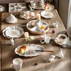 Bunny Gala Custom Printed Dinnerware Wholesale Crockery Set-1