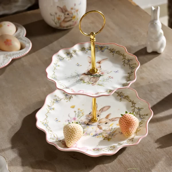 Bunny Gala Custom Printed Dinnerware Wholesale Crockery Set-6