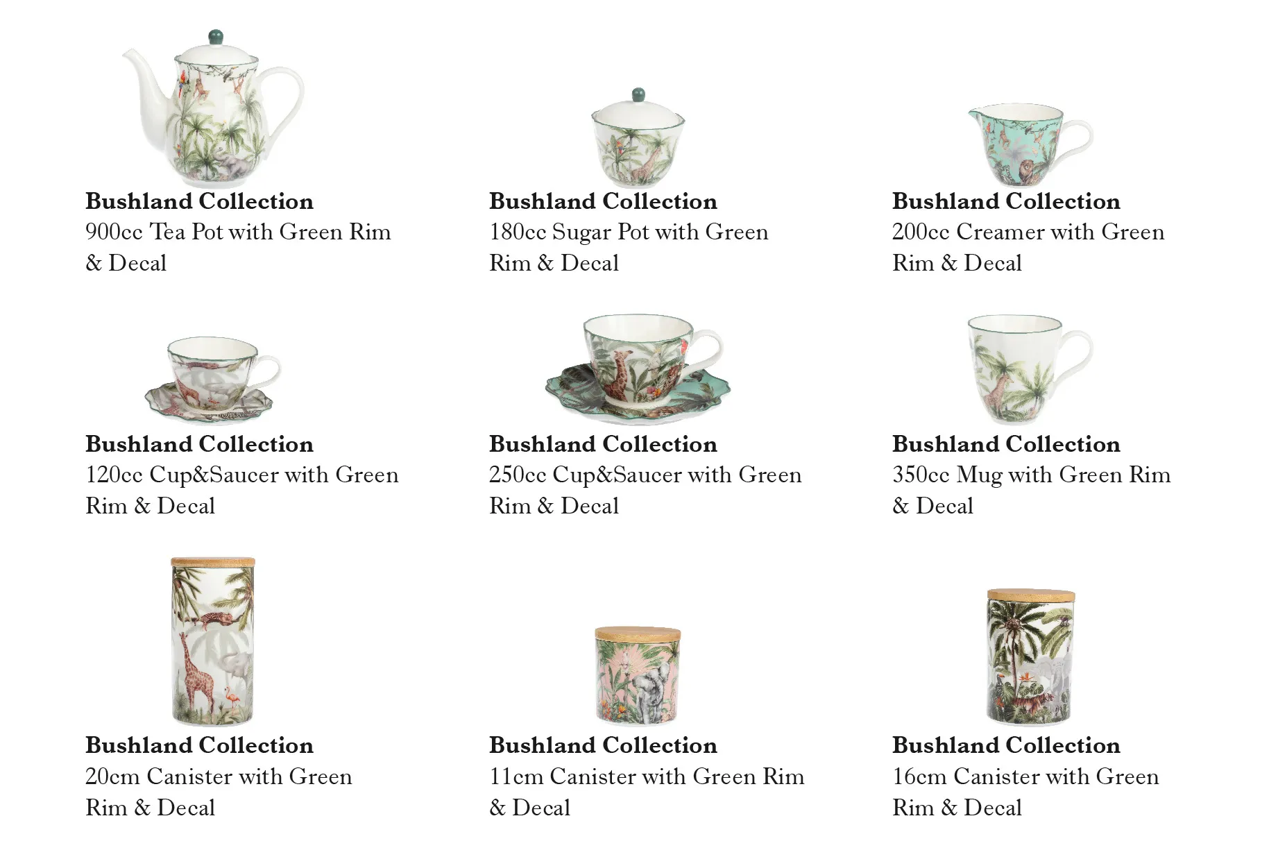 Bushland Bulk Dinner Sets, Porcelain Catering Crockery Set-10