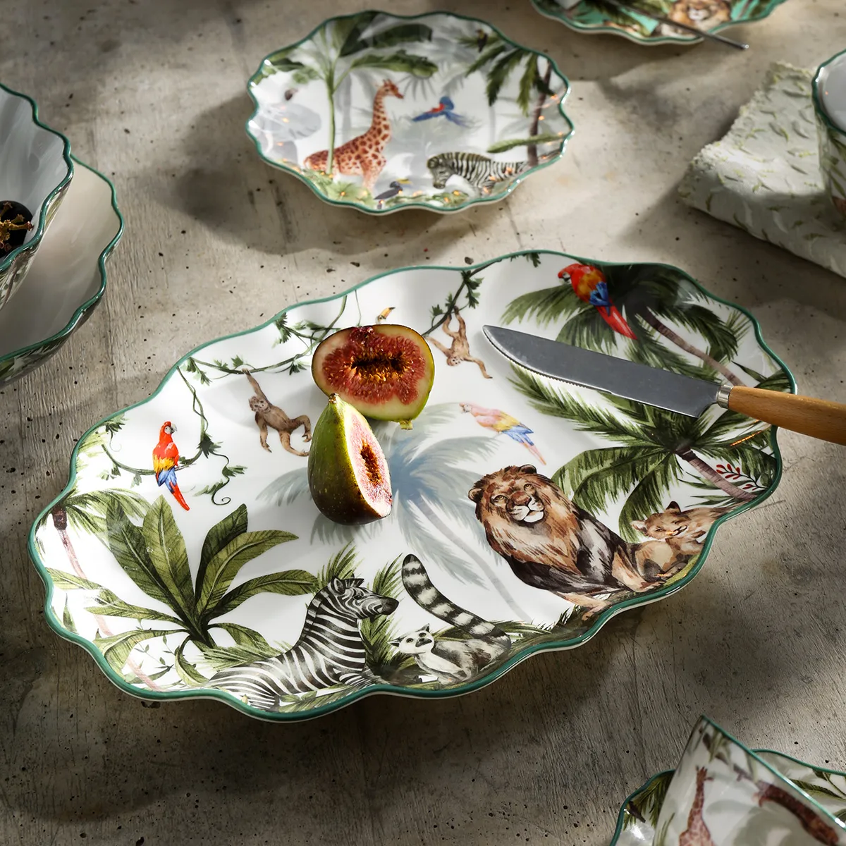 Bushland Bulk Dinner Sets, Porcelain Catering Crockery Set-2