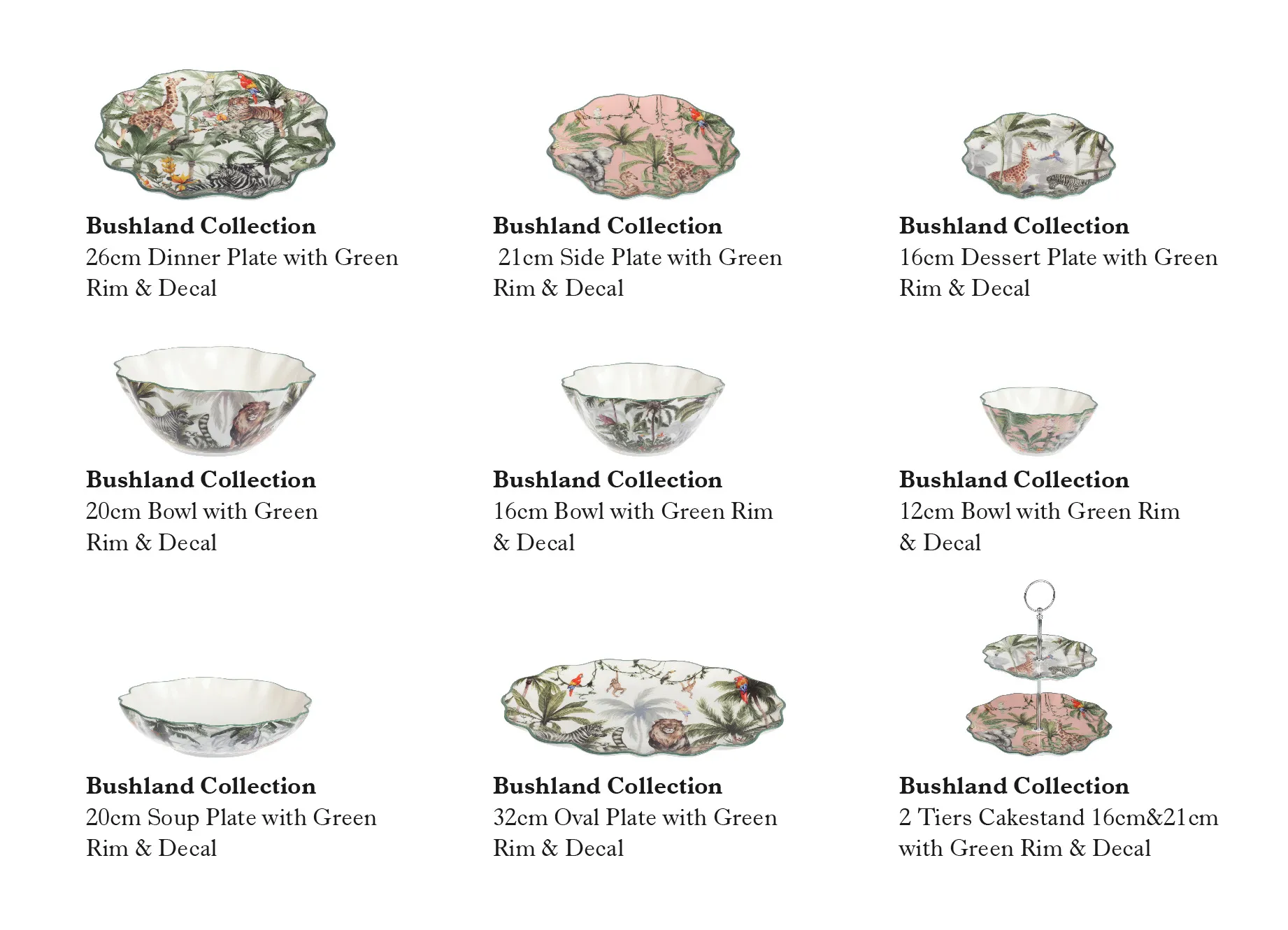 Bushland Bulk Dinner Sets, Porcelain Catering Crockery Set-9