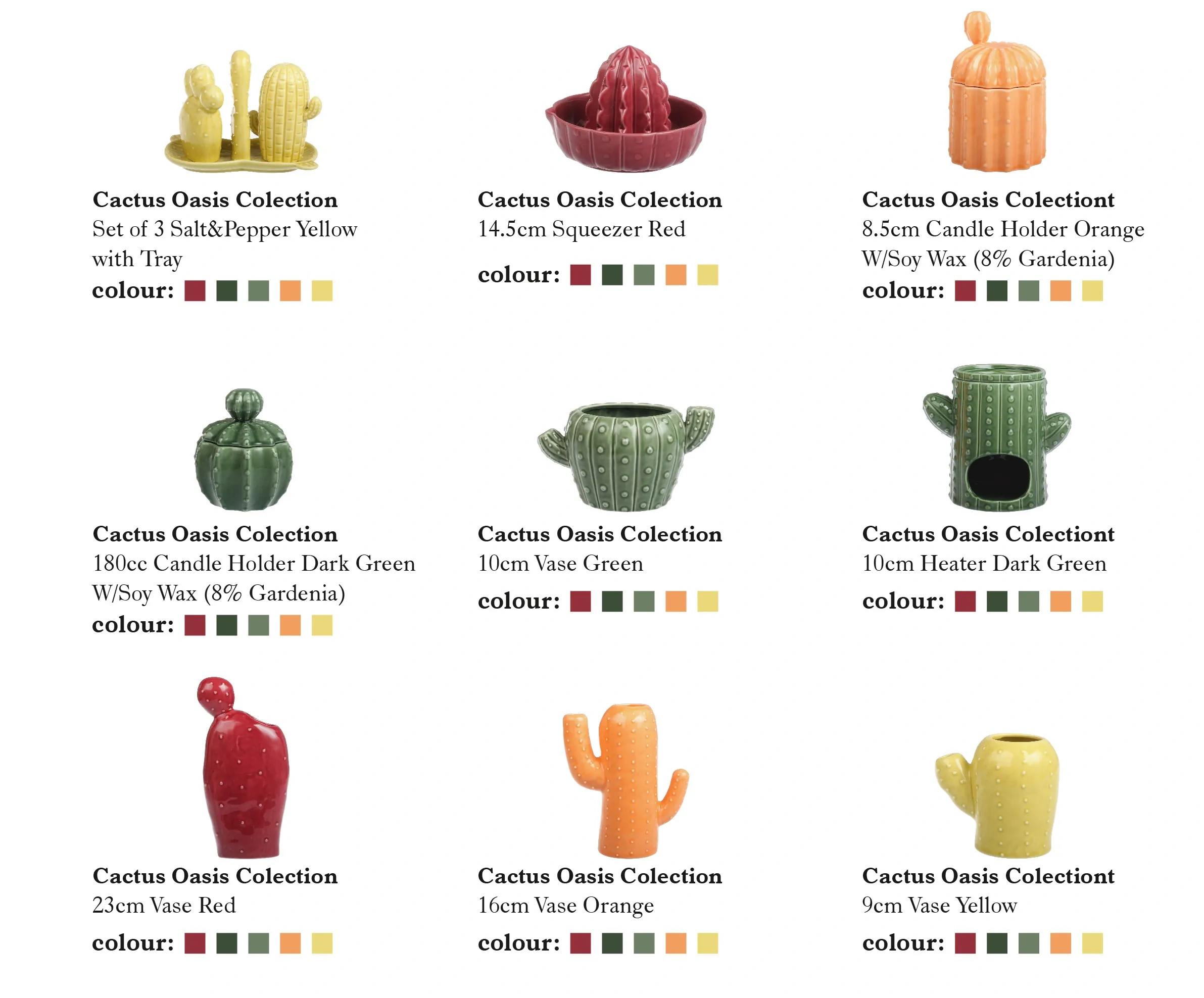 Cactus Shape Flower Vases Wholesale, Ceramic Vases In Bulk-1