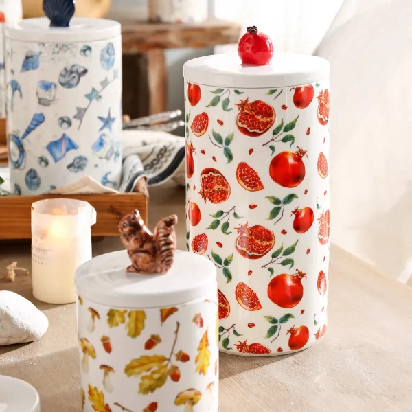 Ceramic Cookie Jars Wholesale, Ceramic Canisters For Kitchen-3