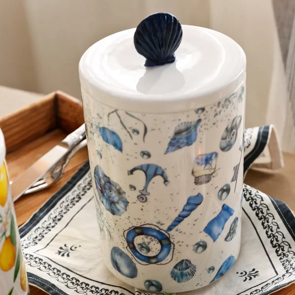 Ceramic Cookie Jars Wholesale, Ceramic Canisters For Kitchen-4